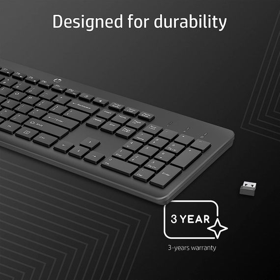 Клавіатура HP 230 Wireless UA Black (3L1E7AA) | Зображення 7