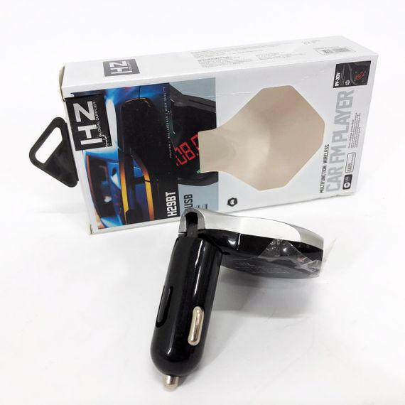 Трансмітер Автомобільний FM модулятор FM H29 BT, Модулятор для мобільних пристроїв в авто. Колір: сірий | Зображення 8