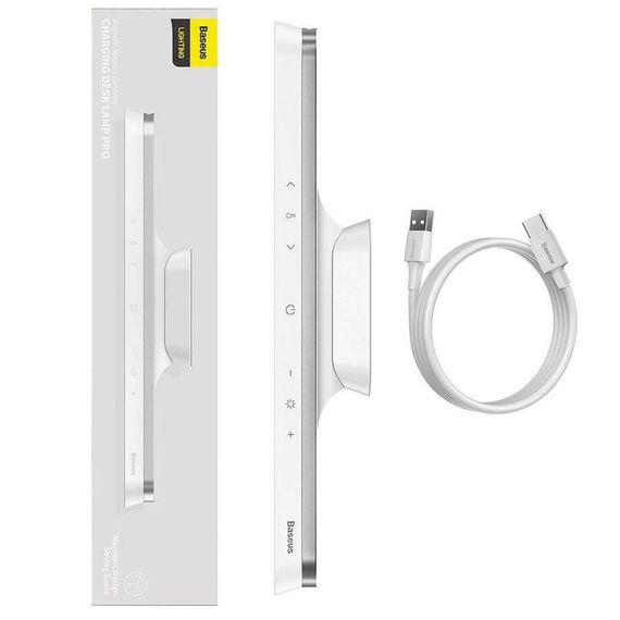Настольная лампа Baseus Magnetic Stepless Dimming Charging Desk Lamp Pro (DGXC-0) White | Зображення 3