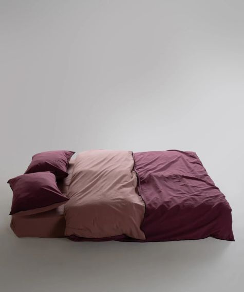 Постільна білизна Limasso Stonewashed Essualte 200 х 220 см Old Rose - Rasberry | Зображення 3