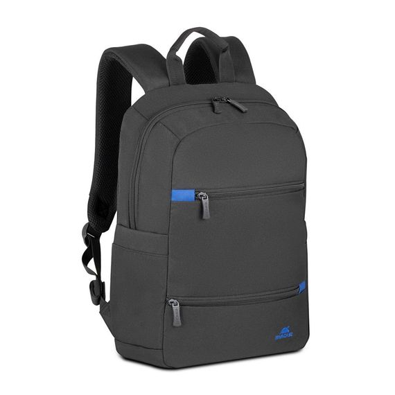 Рюкзак городской Rivacase 8264 Black 27.5х40.5х11 см черный
