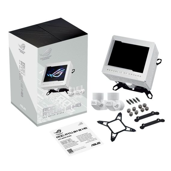 Водоблок ASUS Водоблок Asus ROG Ryujin III WB White Edition (90RC00V2-M0UAY0) (90RC00V2-M0UAY0) | Зображення 4