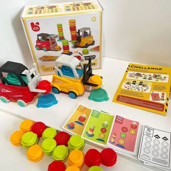 Настольная игра на логику и координацию Соревнования погрузчиков 202Y | Зображення 2