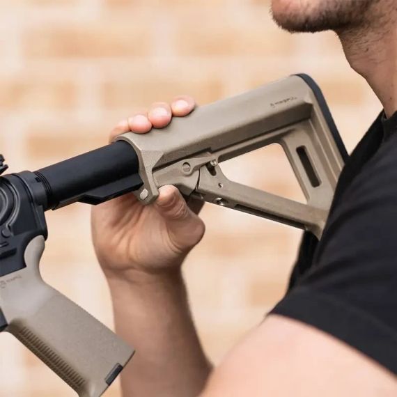 Приклад Magpul MOE® RL™ Carbine Stock - Mil-Spec для AR15. FDE | Зображення 4