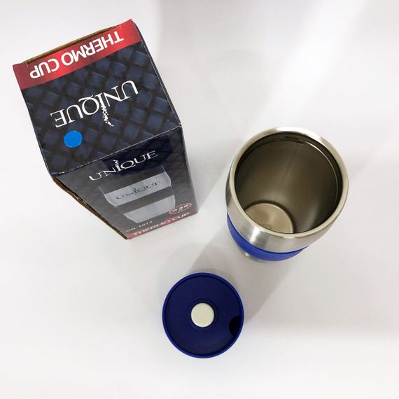 Термокухоль UNIQUE UN-1072 0.38 л, Термокухоль для дітей, Термос для питної води. Колір: синій | Зображення 3