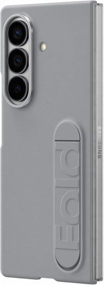 Оригинальный защитный чехол с подставкой и защитными пленками Samsung Galaxy Fold7 Silicone Case Серый (EF-MF966) | Зображення 5