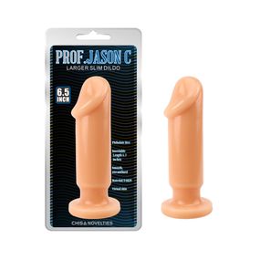 Анальний фалоімітатор Large Slim Dildo, тілесний