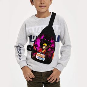 Сумка через плечо детская Аниме Naruto 29х17 см сумка слинг для мальчика (02041)