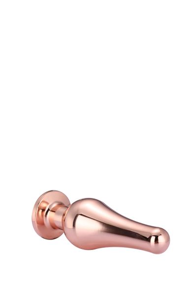 DT21826 анальна пробка конічної форми Dream Toys GLEAMING LOVE ROSE GOLD PLEASURE PLUG S Sex Aura | Зображення 3
