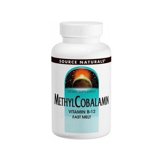 Витамин Б12 Source Naturals B-12 Fast Melt 5 mg 60 Tabs