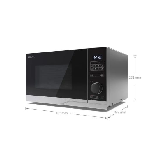 Мікрохвильова піч Sharp YC-PS234AE-S | Зображення 4