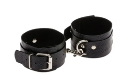 Оковы Leather Standart Leg Cuffs, Black sexstyle