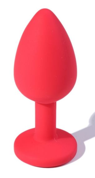 Силіконова анальна пробка із кристалом SKN-KSIL-23S ( розмір S ) sexstyle | Зображення 1