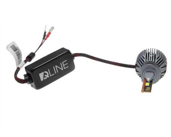 Комплект світлодіодних ламп QLine Ultra +200% 55W H1 6000K (2шт) 12V | Зображення 4