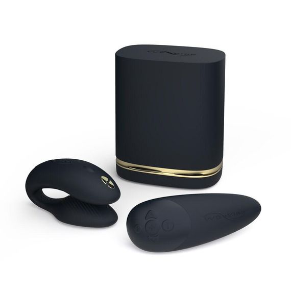 Преміальний подарунковий набір Golden Moments: Womanizer Premium та We-Vibe Chorus Black sexstyle | Зображення 3