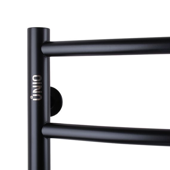 Рушникосушарка UNIO LD W 700-500-7 BLK Драбинка Дуга чорна (21614) | Зображення 2