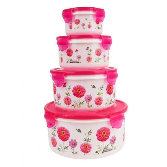 Набор пластиковых судков UNIQUE UN-1512. RY-271 Цвет: розовый