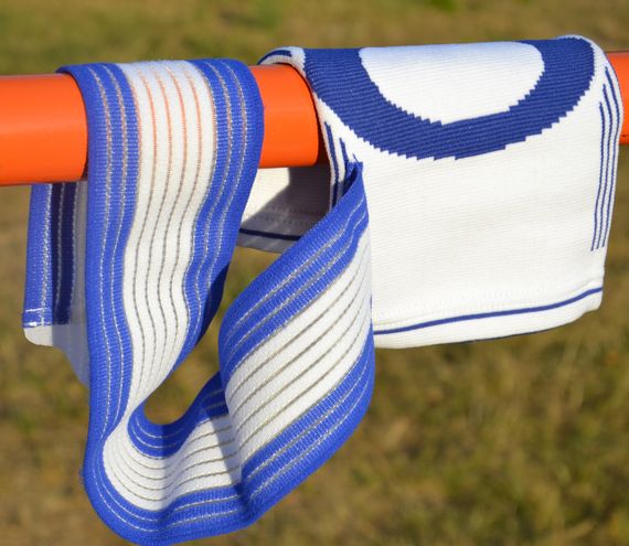 Наколінник Power System PS-6008 Knee Support Pro Blue/White (1шт.) S/M | Зображення 9