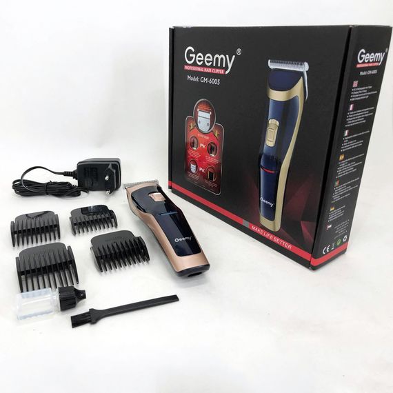 Машинка для гоління Gemei GM-6005, Машинка для стрижки волосся бездротова, Електробритва SB-542 для голови | Зображення 3