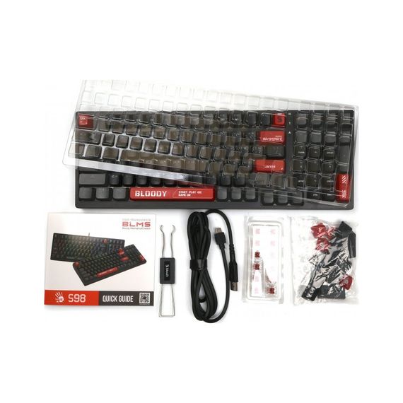 Клавіатура A4Tech Bloody S98 RGB BLMS Red USB Bloody Red (4711421991674) | Зображення 8