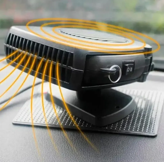 Автомобільна пічка 12V, Обігрівач від прикурювача для зимового комфорту в машині | Зображення 1