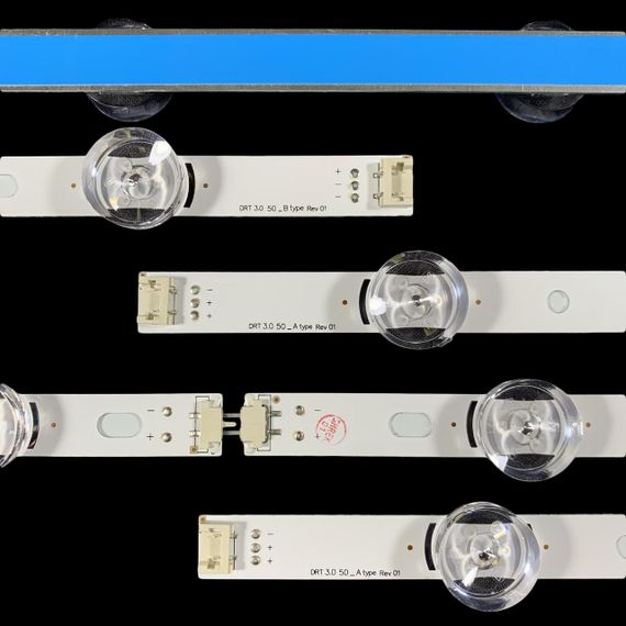 LED підсвітка LG TV 50" Innotek DRT 3.0 50_A/B TYPE A+B 6916L-1781A 6916L-1782A LC500DUE-FGA3 10шт. | Зображення 1