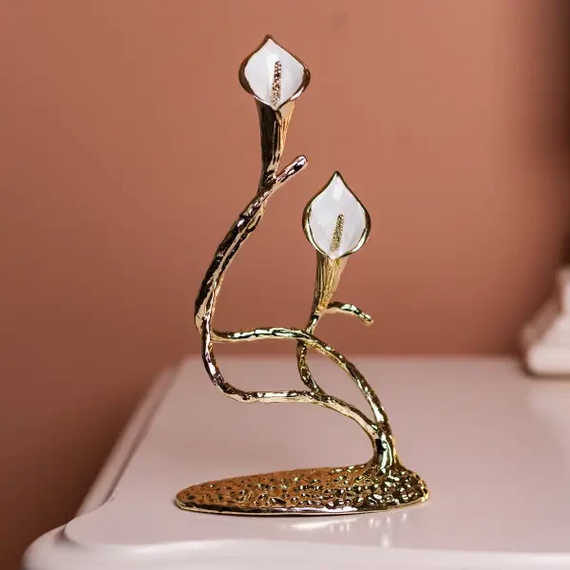 Декоративная фигурка Calla Lilies 14х8х25 см металлическая HP-7-19 | Зображення 1