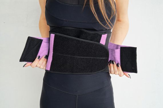 Пояс-корсет  для підтримки спини Power System PS-6031 Waist Shaper Pink S/M | Зображення 5