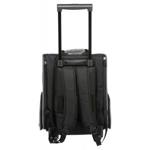 Сумка-рюкзак Trixie для собак Trolley до 8кг з поліестеру чорна/сіра 32х45х25 см | Зображення 4