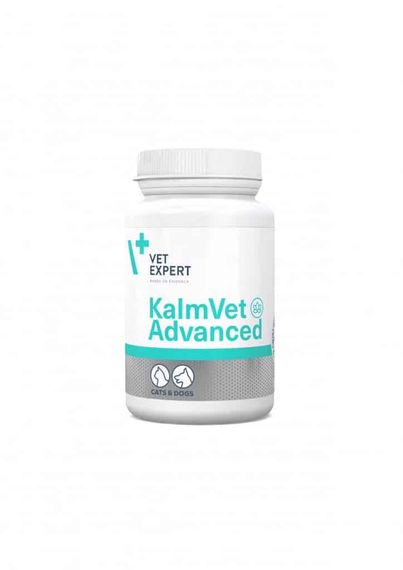 VetExpert KalmVet Advanced витамины для уменьшения симптомов стресса у собак и кошек 60 табл