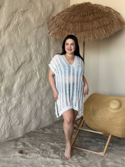 Жіноча пляжна туніка Plus Size | Зображення 1