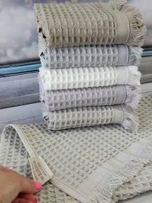 Полотенца вафельные Pupilla Olga 40х60 набор 6шт