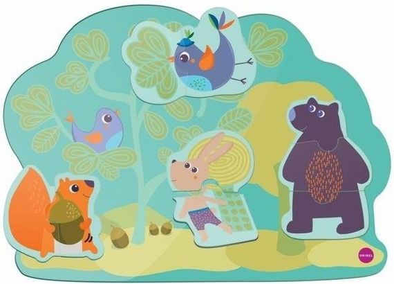 Oribel Настінна іграшка Oribel Veritiplay Веселий кролик та його друзі (OR800-90001)