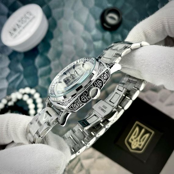 Чоловічий годинник Awarder 021-3D Де би не був Silver-White Steel | Зображення 5