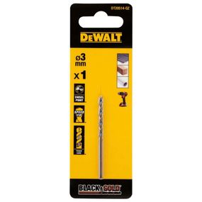 Свердло по металу 3мм Black & Gold DeWALT DT20514