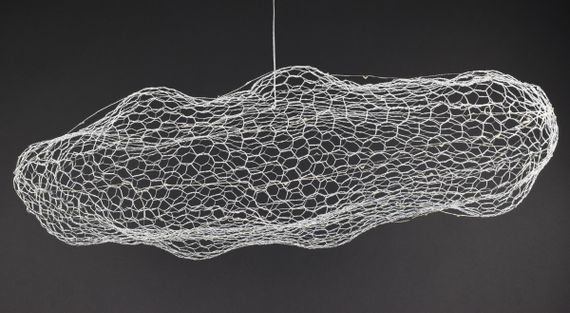 Люстра світлодіодна підвісна LED світильник для квартири на стелю лед 27660 Хром 25-200х50х120 см. | Зображення 8