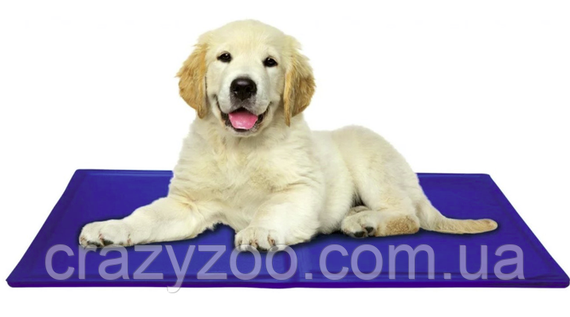 Охолоджуючий килимок для собак та котів Pet Cool mat Синій 50х40 см 69212 | Зображення 1