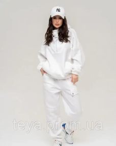 Спортивний костюм для жінок колір білий розміри S, XL, L, M FI_006585
