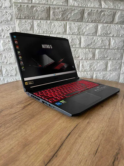 Игровой Ноутбук Acer Nitro 5 15.6" FHD IPS 144 Hz i5 11400H 16Gb SSD 256Gb RTX 3060 Б/В | Зображення 2