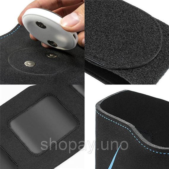 Миостимулятор для мышц пресса EMS+ Пояс – массажер с электроимпульсами · USB зарядка | Зображення 3