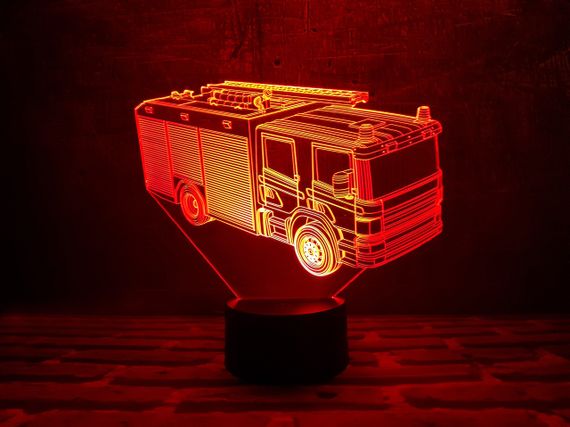 Змінна пластина для 3D світильників "Автомобіль 12" 3DTOYSLAMP