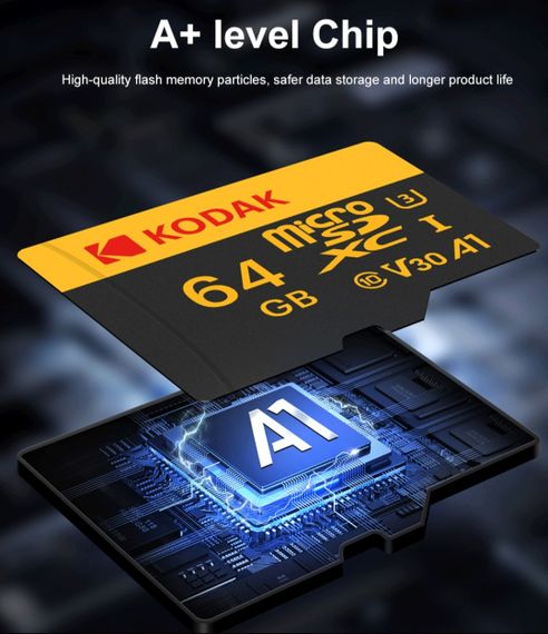 Картка пам'яті Kodak Ultra, карта Micro SD Class 10, 64GB | Зображення 2