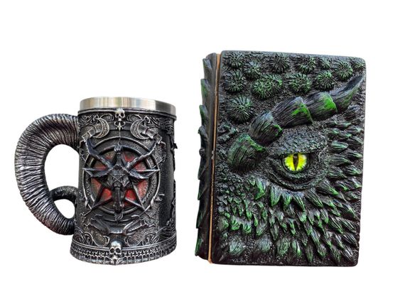 Подарунковий набір Кухоль 3D Стародавні Боги та Блокнот 3D «Око Лісового Дракона»