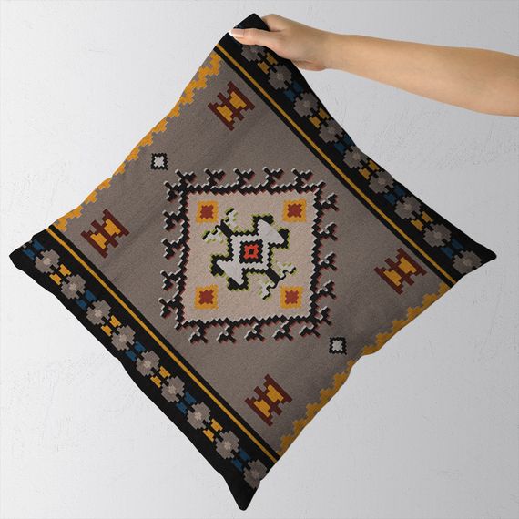 Подушка декоративная Soft Вишивка ромб 45x45 см (45PST_23J001)
