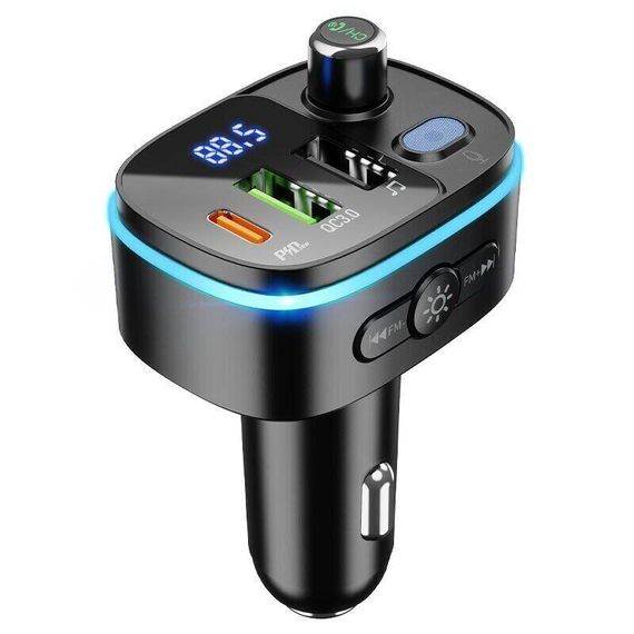 FM-модулятор HOCO E62, Black, Box | Зображення 3