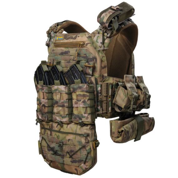 плитоноска Warmor Gen.3 Pro Max +8 підсумків  мультикам