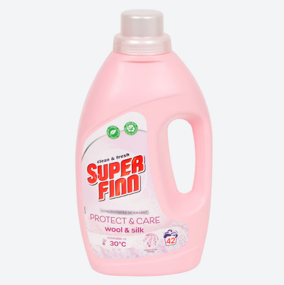 Рідина для прання Superfinn Protect & Care 42 прань, 1,5 л