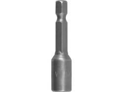 Насадка торцева магнитна 6-гранна YATO Польша : HEX M10 x 48 мм, HEX Ø= 1/4" YT-1515