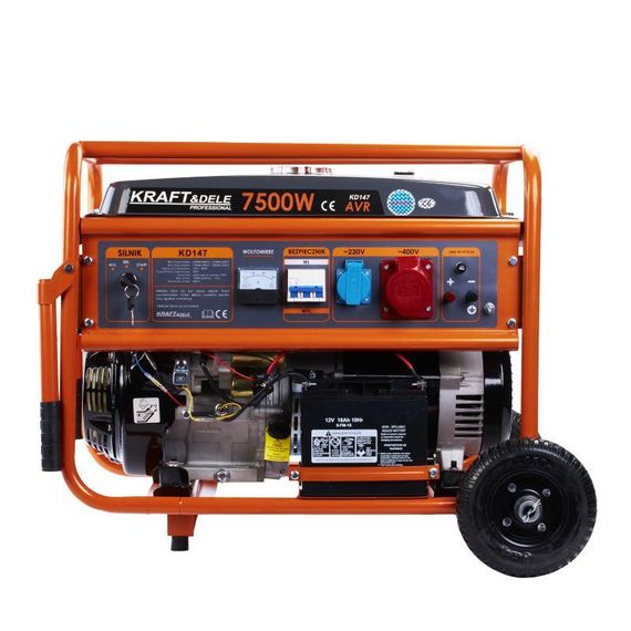 Бензиновий генератор трифазний 7500W 230/400V KD147 | Зображення 2
