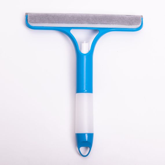 Швабра-щітка з пульверизатором і скребком для миття вікон, дзеркал та гладких поверхонь Блакитна HP-35015-26BL | Зображення 2